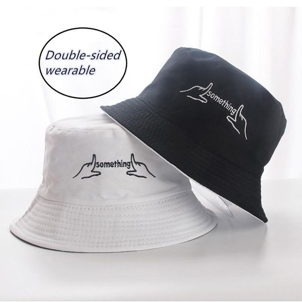 double sided wear finger something embroidery panama bucket hat men women summer bucket cap hip hop hat fisherman f011
double sided wear finger something embroidery panama bucket hat men women summer bucket cap hip hop hat fisherman f011