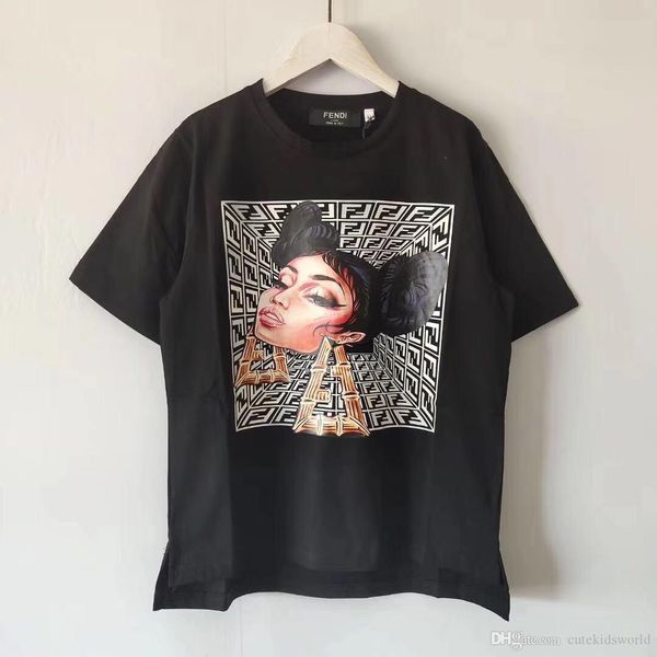 2020 мода женщины футболка с коротким рукавом письма печатный хлопок тройник, White
2020 мода женщины футболка с коротким рукавом письма печатный хлопок тройник, White