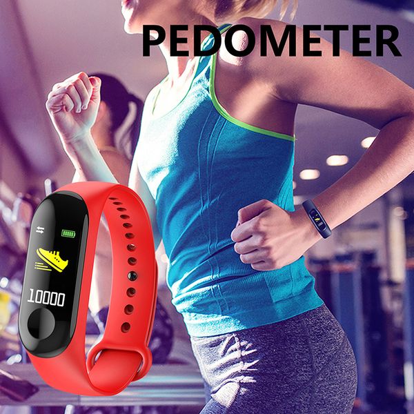 m3 smart bracelet 0.96inch screen fitness pedometer watch blood pressure heart rate monitor sport running pedometer step counter
m3 smart bracelet 0.96inch screen fitness pedometer watch blood pressure heart rate monitor sport running pedometer step counter