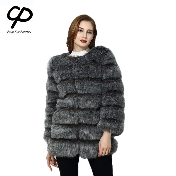 women's fur & faux cp factory coat women winter warm long sleeve artifical overcoat female jacket cp12, Black
women's fur & faux cp factory coat women winter warm long sleeve artifical overcoat female jacket cp12, Black
