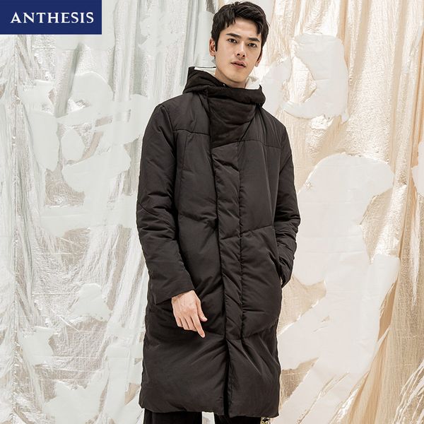 houxu men down jacket korean version the self-cultivation thick warm stand collar hooded white duck down male 3 colors, Black
houxu men down jacket korean version the self-cultivation thick warm stand collar hooded white duck down male 3 colors, Black