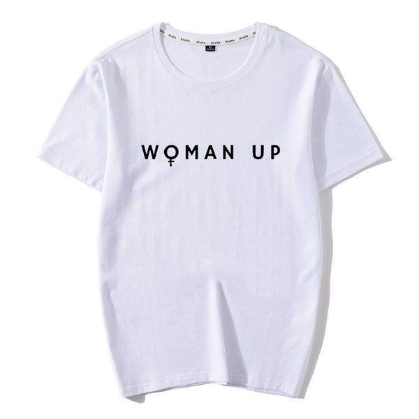 2020 fashion women clothing woman up print t-shirt women feminist clothing girl power graphic shirts ulzzang tumblr femme, White
2020 fashion women clothing woman up print t-shirt women feminist clothing girl power graphic shirts ulzzang tumblr femme, White
