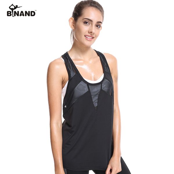 binand females net yarn splicing back solid yoga vest gym fitness compression exercise sleeveless sports shirt, White;red
binand females net yarn splicing back solid yoga vest gym fitness compression exercise sleeveless sports shirt, White;red