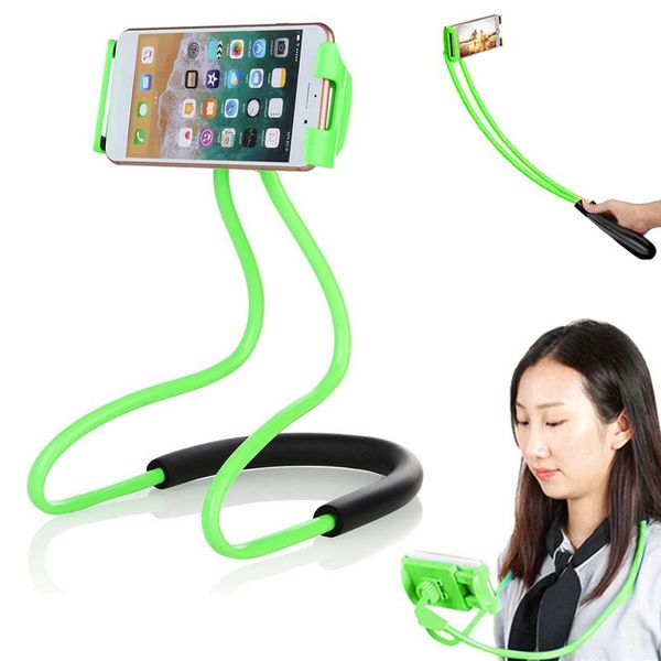 Flexible Lazy Hanging Neck Cell Phone Mount Holder Stand Necklace Mobile Phone Support Bracket 360 Degree Hands Free Holder
Flexible Lazy Hanging Neck Cell Phone Mount Holder Stand Necklace Mobile Phone Support Bracket 360 Degree Hands Free Holder