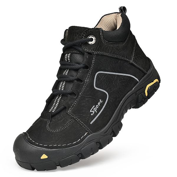 new arrival fashion men boots designer men shoes winter boots waterproof snow lace up ankle shoes size 46, Black
new arrival fashion men boots designer men shoes winter boots waterproof snow lace up ankle shoes size 46, Black