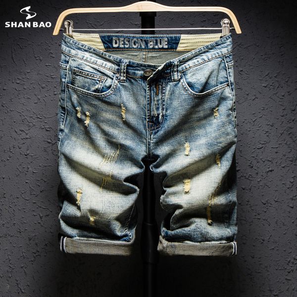 2020 summer new trendy fashion men's hole denim shorts retro style old straight straight thin high-quality cotton jeans shorts, Blue
2020 summer new trendy fashion men's hole denim shorts retro style old straight straight thin high-quality cotton jeans shorts, Blue