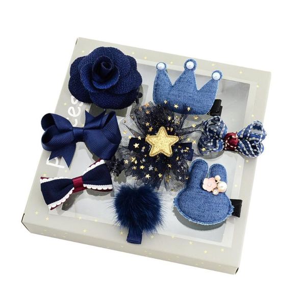 10pcs/set gift box kids bows hair clips for girls hair accessories lovely hairpins headwear princess crown flower barrettes, Slivery;white
10pcs/set gift box kids bows hair clips for girls hair accessories lovely hairpins headwear princess crown flower barrettes, Slivery;white