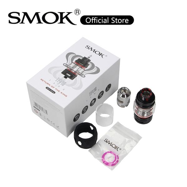 SMOK TFV16 Tank Return of the King 9 мл Распылитель TFV 16 с двумя симметричными отверстиями для потока воздуха Механизм надежной блокировки 100% оригинал
SMOK TFV16 Tank Return of the King 9 мл Распылитель TFV 16 с двумя симметричными отверстиями для потока воздуха Механизм надежной блокировки 100% оригинал