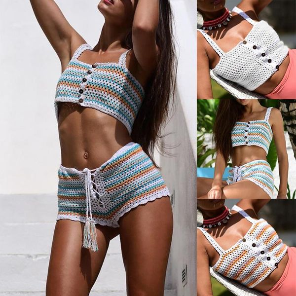 women's shorts dihope multi color knitted crochet crop and summer beach women 1piece set cool girls lace up roman bikini beachwear, White;black
women's shorts dihope multi color knitted crochet crop and summer beach women 1piece set cool girls lace up roman bikini beachwear, White;black