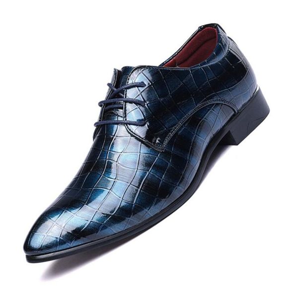 37-48 fashion leather shoes men dress shoe pointed oxfords shoes 2019 male lace up designer luxury male formal business, Black
37-48 fashion leather shoes men dress shoe pointed oxfords shoes 2019 male lace up designer luxury male formal business, Black