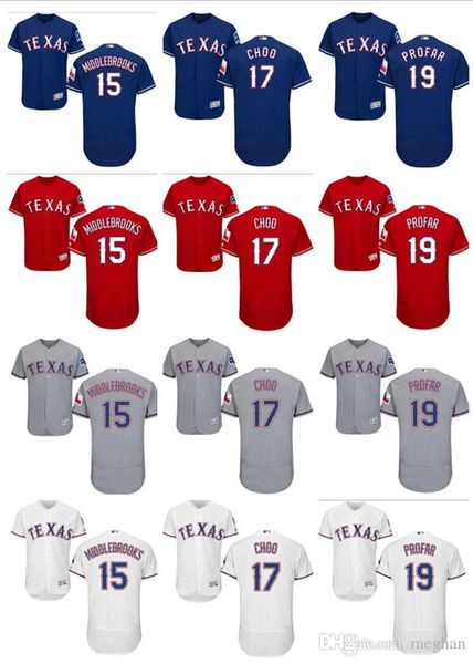 custom men women youth majestic rangers jersey #15 will middlebrooks 17 shin-soo choo 19 jurickson profar home blue kids baseball jerseys, Blue;black
custom men women youth majestic rangers jersey #15 will middlebrooks 17 shin-soo choo 19 jurickson profar home blue kids baseball jerseys, Blue;black