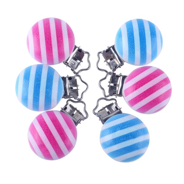 10pcs blue pink strip pacifier clip for diy dummy clip chain wooden infant toddler clips
10pcs blue pink strip pacifier clip for diy dummy clip chain wooden infant toddler clips