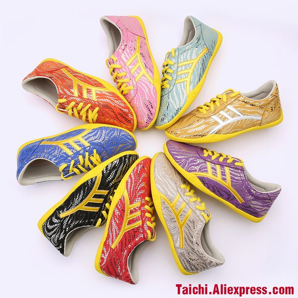 multicolor children and adults cowhide footwear tai chi sneakers flexible martial arts wushu shoes 9 colors size 28-46
multicolor children and adults cowhide footwear tai chi sneakers flexible martial arts wushu shoes 9 colors size 28-46
