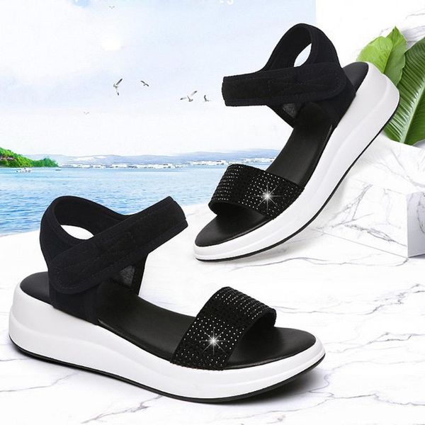 black color shoes for women beach sandalias mujer diamond sandals shoes summer wedge leisure sandals flat shoe woman #28
black color shoes for women beach sandalias mujer diamond sandals shoes summer wedge leisure sandals flat shoe woman #28