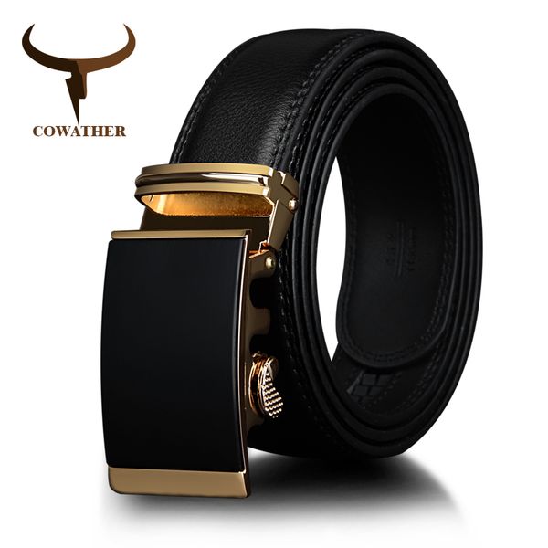 cowather cow leather men belts gold automatic ratchet buckle fashion luxury dress belts for men waist 30-44 brown black cz049 y19051803, Black;brown
cowather cow leather men belts gold automatic ratchet buckle fashion luxury dress belts for men waist 30-44 brown black cz049 y19051803, Black;brown