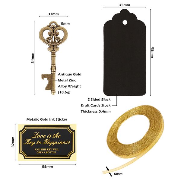 36/50pcs key bottle opener with tags zinc alloy beer open wedding gift kitchen tool accessories special events party supplies
36/50pcs key bottle opener with tags zinc alloy beer open wedding gift kitchen tool accessories special events party supplies