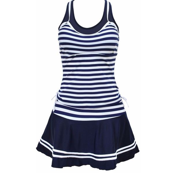 muxilove women school sporty style swimwear navy stripes print tankinis two pieces dress swimsuits plus size ~4xl, White;black
muxilove women school sporty style swimwear navy stripes print tankinis two pieces dress swimsuits plus size ~4xl, White;black