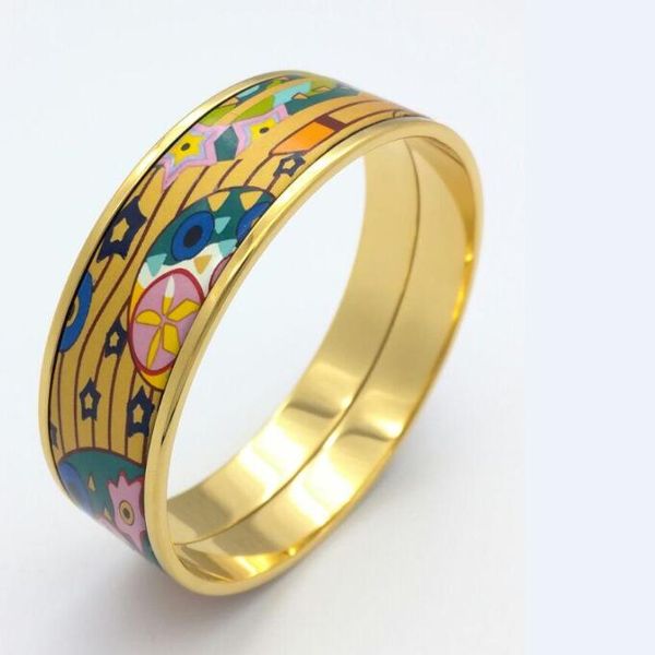 bracelets bangles width 20mm for alice series 18k gold-plated enamel bangle bracelet for woman fashion designer jewelry, Black
bracelets bangles width 20mm for alice series 18k gold-plated enamel bangle bracelet for woman fashion designer jewelry, Black