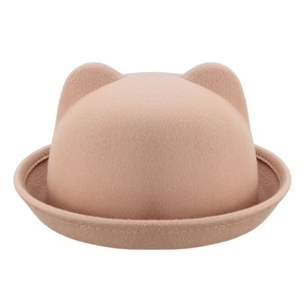 girls children fedoras hat spring bowler hat roll brim dome hat devil horns cat ear felt wool sun good package 20, Yellow
girls children fedoras hat spring bowler hat roll brim dome hat devil horns cat ear felt wool sun good package 20, Yellow