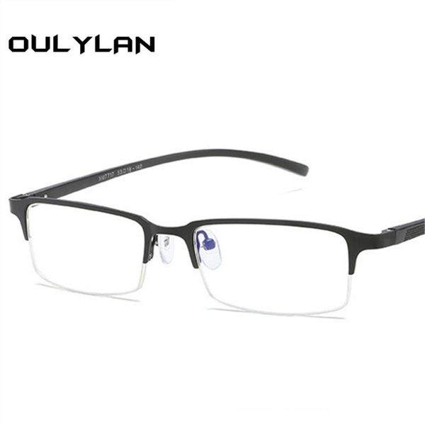 oulylan anti blue light glasses frame men business eyeglasses aluminum magnesium metal blue film flat mirror spectacles frames, Silver
oulylan anti blue light glasses frame men business eyeglasses aluminum magnesium metal blue film flat mirror spectacles frames, Silver