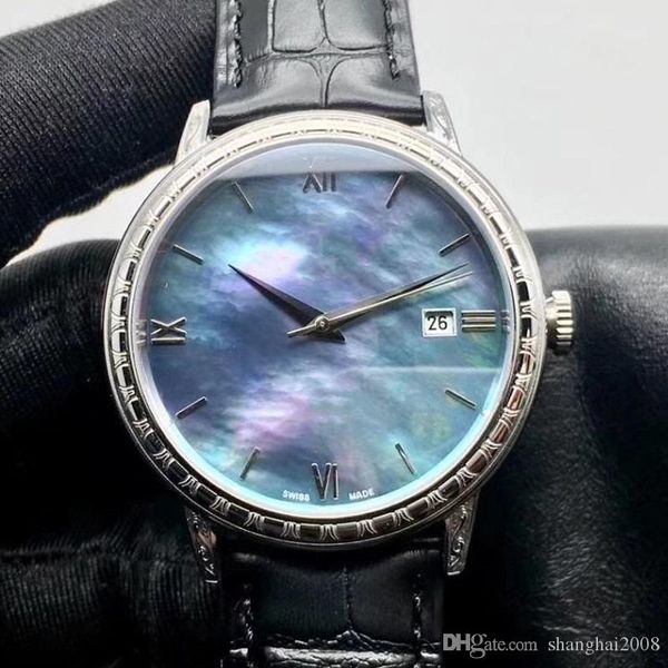 2019 sky blue and cowry white 39mm mens stainless automatic ville watch men's sports wrist sapphire men watch, Slivery;brown
2019 sky blue and cowry white 39mm mens stainless automatic ville watch men's sports wrist sapphire men watch, Slivery;brown