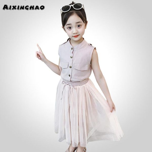 girls clothes set solid vest + mesh skirt 2pcs girls clothing set teenage kids summer clothes 6 8 10 12 13 14 year, White
girls clothes set solid vest + mesh skirt 2pcs girls clothing set teenage kids summer clothes 6 8 10 12 13 14 year, White