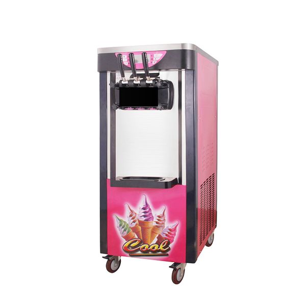color ice cream machine for restaurants ice cream business three heads with universal wheels 220v digital control system
color ice cream machine for restaurants ice cream business three heads with universal wheels 220v digital control system
