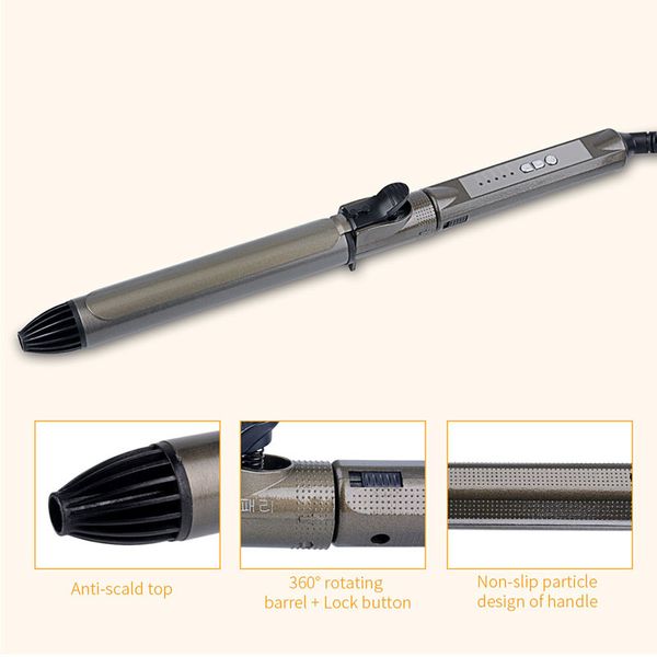 diameter 28mm professional tourmaline ceramic fast hair curler curling iron wave wand roller tongs hairstyle tools
diameter 28mm professional tourmaline ceramic fast hair curler curling iron wave wand roller tongs hairstyle tools