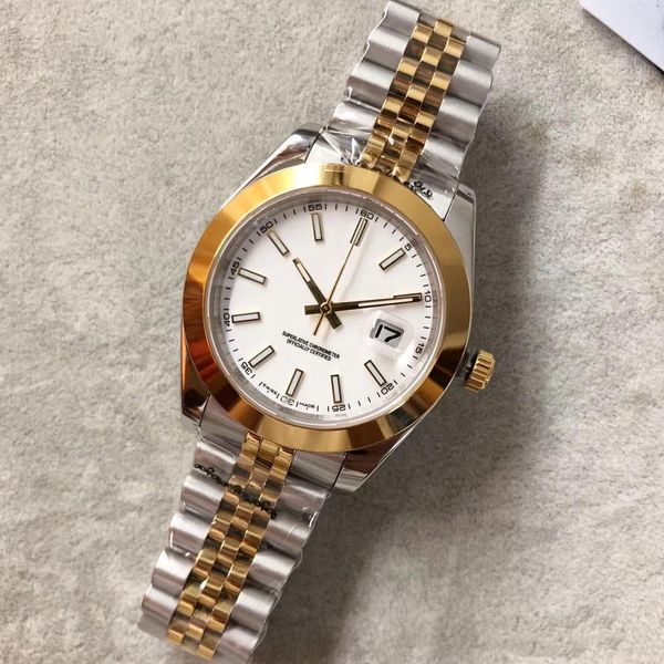 luxury mens watches 41mm datejust mechanical automatic designer watches stainless steel business fashion master president mens wrist watches, Slivery;brown
luxury mens watches 41mm datejust mechanical automatic designer watches stainless steel business fashion master president mens wrist watches, Slivery;brown