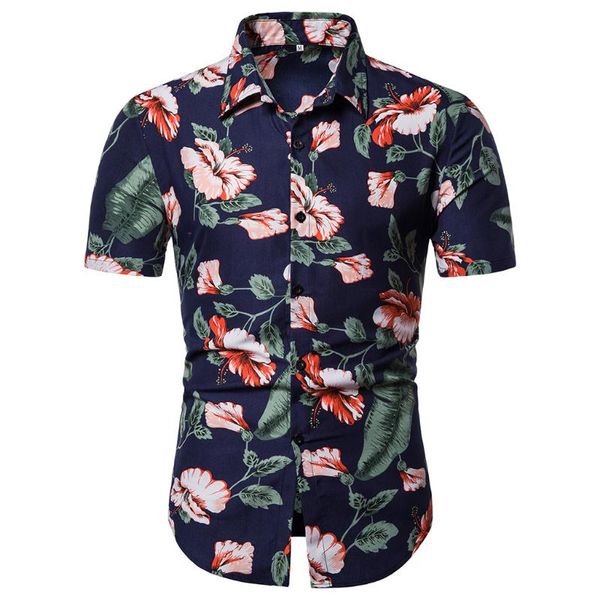 fashion mens blouse and shirts mens summer casual beach button printed short sleeve hawaii blouse koszule meskie #15, White;black
fashion mens blouse and shirts mens summer casual beach button printed short sleeve hawaii blouse koszule meskie #15, White;black
