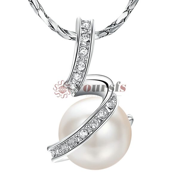 yoursfs ciondolo placcato oro 18 ct con cristalli australiani e solitario con perla, ideale come regalo di natale, fede, colore: bianco, cod, Silver
yoursfs ciondolo placcato oro 18 ct con cristalli australiani e solitario con perla, ideale come regalo di natale, fede, colore: bianco, cod, Silver