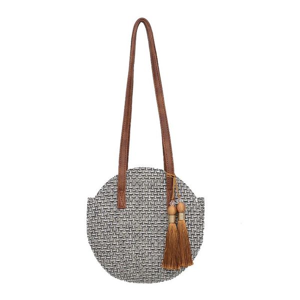 vintage round tassel rattan women shoulder bags casual straw bags handbags wicker lady messenger bag summer beach small purses
vintage round tassel rattan women shoulder bags casual straw bags handbags wicker lady messenger bag summer beach small purses