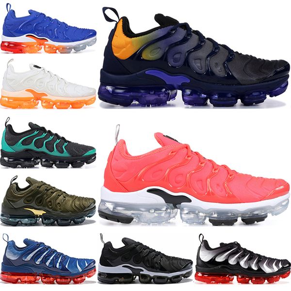plus tn 2019 men running shoes triple black white sunset p blue wolf grey usa sport women designer shoes sneakers trainers 36-45
plus tn 2019 men running shoes triple black white sunset p blue wolf grey usa sport women designer shoes sneakers trainers 36-45