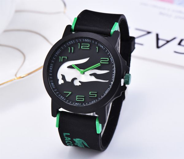 2020 new watch men and women watch simple atmospheric economic trend watch, Slivery;brown
