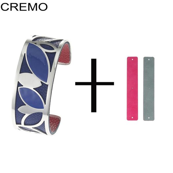 cremo manchette leaf open cuff bracelet for woman stainless steel arm bangle jewellry leather reverse band bijoux georgette, Black
cremo manchette leaf open cuff bracelet for woman stainless steel arm bangle jewellry leather reverse band bijoux georgette, Black