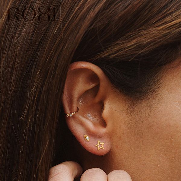 roxi 925 sterling silver hollow star stud earrings for women gift sterling-silver-jewelry prevent allergy brincos korean earring, Golden;silver
roxi 925 sterling silver hollow star stud earrings for women gift sterling-silver-jewelry prevent allergy brincos korean earring, Golden;silver