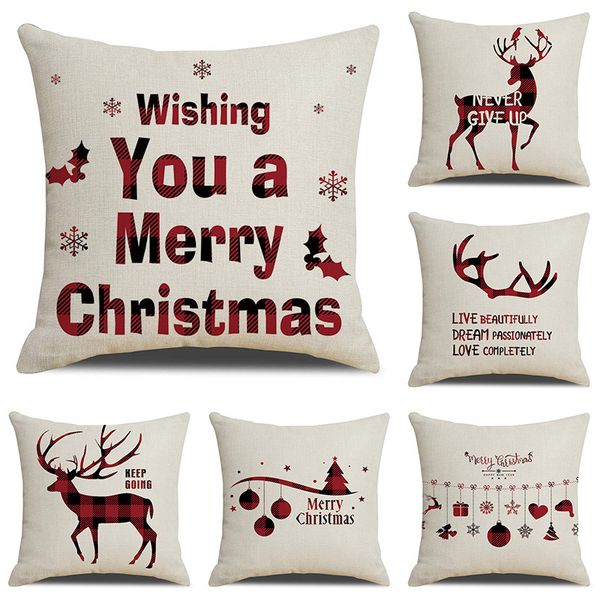 christmas pillow case for sofa car cushion snowflake moose tartan letters linen pillow pillowslip bedding 45*45cm
christmas pillow case for sofa car cushion snowflake moose tartan letters linen pillow pillowslip bedding 45*45cm