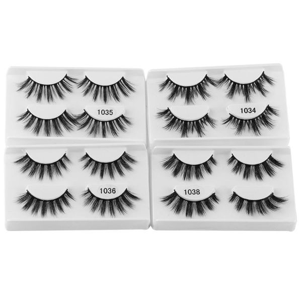 skonhed 2 pairs 3d handmade mink hair false eyelashes wispy natural long glam lashes 100% cruelty reusable eye makeup tools
skonhed 2 pairs 3d handmade mink hair false eyelashes wispy natural long glam lashes 100% cruelty reusable eye makeup tools