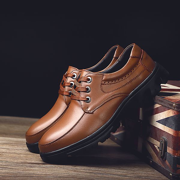 men handmade leather shoes fashion casual business shoes comfortable tide non-slip plus size driving, Black
men handmade leather shoes fashion casual business shoes comfortable tide non-slip plus size driving, Black
