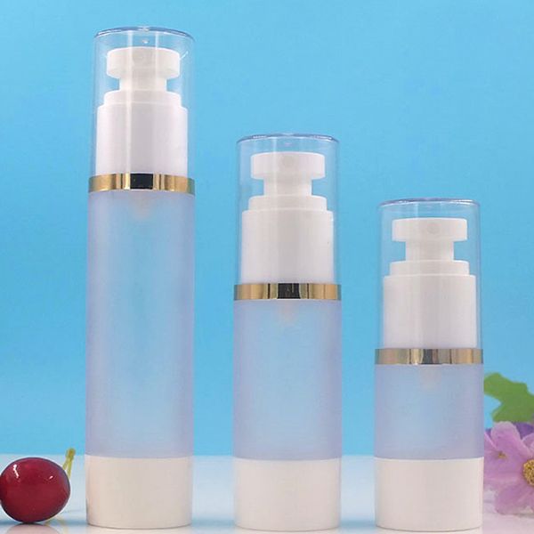 15ml/30ml/50ml frosted clear vacuum pump lotion bottles empty airless bottles cosmetic packing container
15ml/30ml/50ml frosted clear vacuum pump lotion bottles empty airless bottles cosmetic packing container
