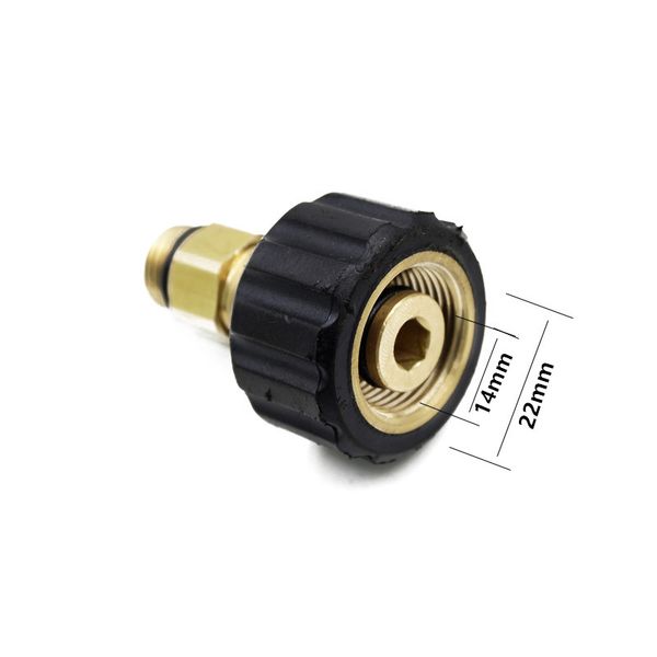 nozzle adaptor for karcher hd hds series wash gun to foamer lance generator & jet spear connetor
nozzle adaptor for karcher hd hds series wash gun to foamer lance generator & jet spear connetor