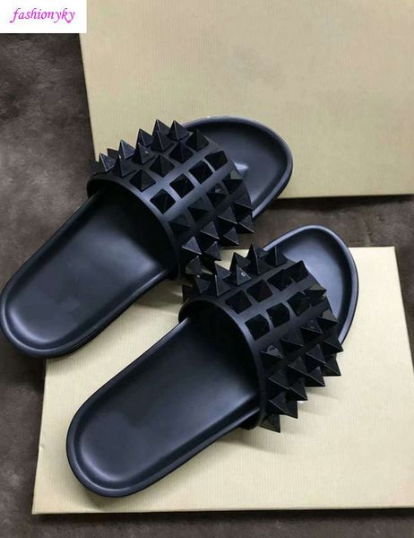 donna studded willow nail slippers designer willow nails soft bottom rubber slippers men's nail shoeswith box, Black
donna studded willow nail slippers designer willow nails soft bottom rubber slippers men's nail shoeswith box, Black