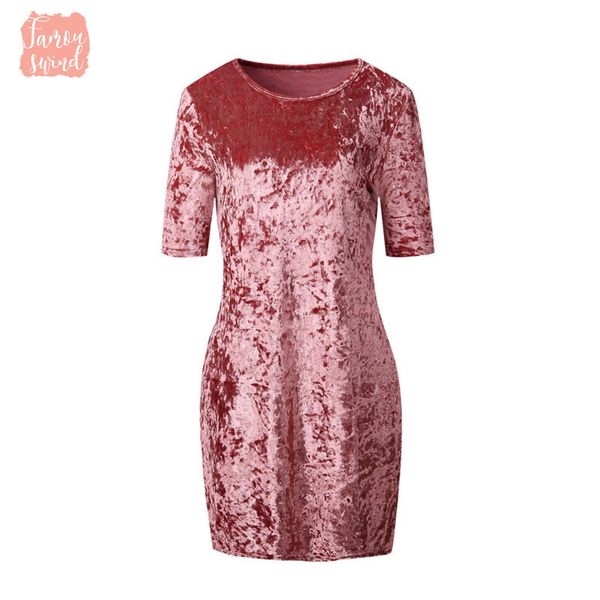 woman velvet casual dress new summer pink round neck dress short sleeve shift short dress designer clothes, Black;gray
woman velvet casual dress new summer pink round neck dress short sleeve shift short dress designer clothes, Black;gray