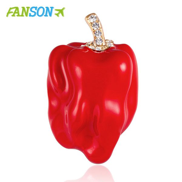 fanson red pepper enamel brooches women men's alloy vegetables plant party banquet brooches women's bag, Gray
fanson red pepper enamel brooches women men's alloy vegetables plant party banquet brooches women's bag, Gray