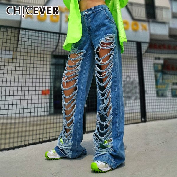 chicever hollow out tassel denim women's trousers high waist pocket wide leg jeans female 2019 autumn streetwear fashion new, Blue
chicever hollow out tassel denim women's trousers high waist pocket wide leg jeans female 2019 autumn streetwear fashion new, Blue