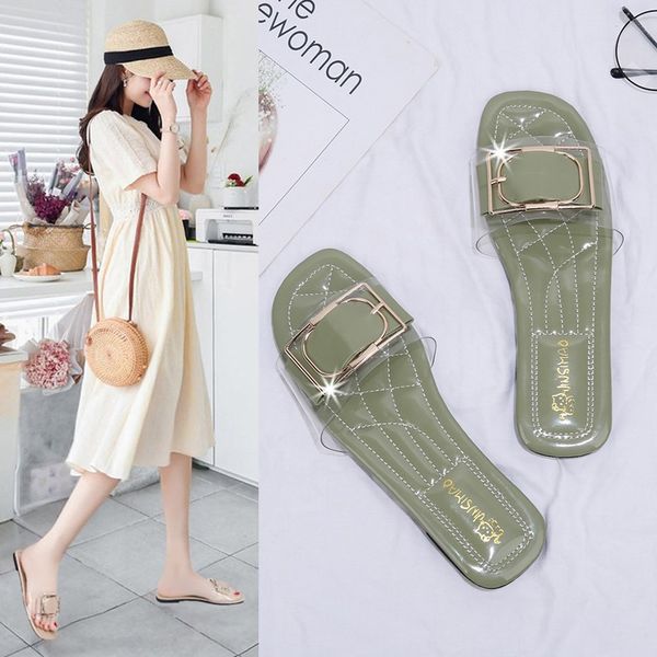 2020 new fashion women's shoes transparent flip-flops women sandals comfortable flat shoes lightweight women slippers f9, Black
2020 new fashion women's shoes transparent flip-flops women sandals comfortable flat shoes lightweight women slippers f9, Black