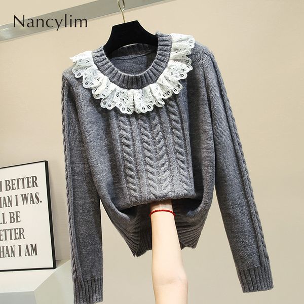 2019 autumn warm sweater women's wear new fashion turtleneck loose twist lazy wind sweater jacket classic ribbed sweaters pull, White;black
2019 autumn warm sweater women's wear new fashion turtleneck loose twist lazy wind sweater jacket classic ribbed sweaters pull, White;black