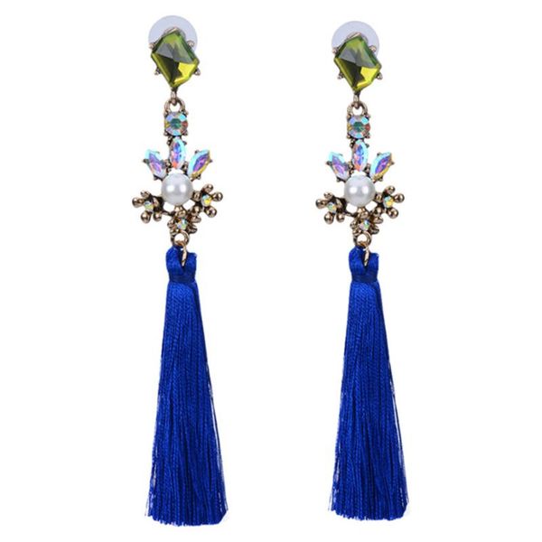boho universal pearl tassel earrings for women fashion vintage gem long hanging drop inlaid earring pendientes jewelry, Silver
boho universal pearl tassel earrings for women fashion vintage gem long hanging drop inlaid earring pendientes jewelry, Silver