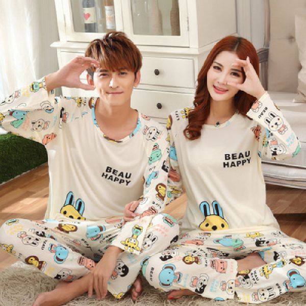 spring and autumn couples pajamas long sleeve trousers cartoon english head couple clothes plus-sized home wear two-piece, Black;red
spring and autumn couples pajamas long sleeve trousers cartoon english head couple clothes plus-sized home wear two-piece, Black;red