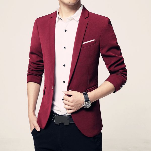 men blazer casual new spring fashion brand cotton slim fit men suit terno masculino business blazers, White;black 
men blazer casual new spring fashion brand cotton slim fit men suit terno masculino business blazers, White;black